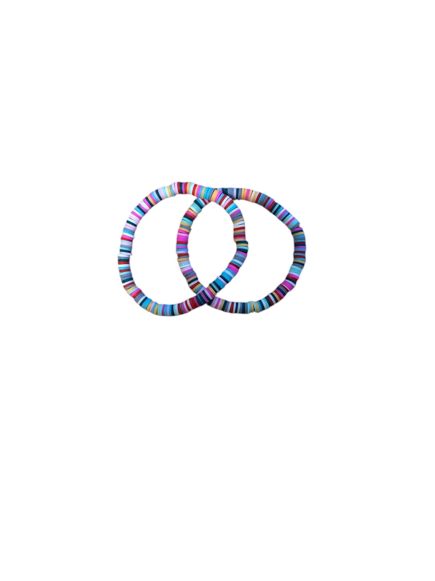 Pastel Clay Bead Bracelet
