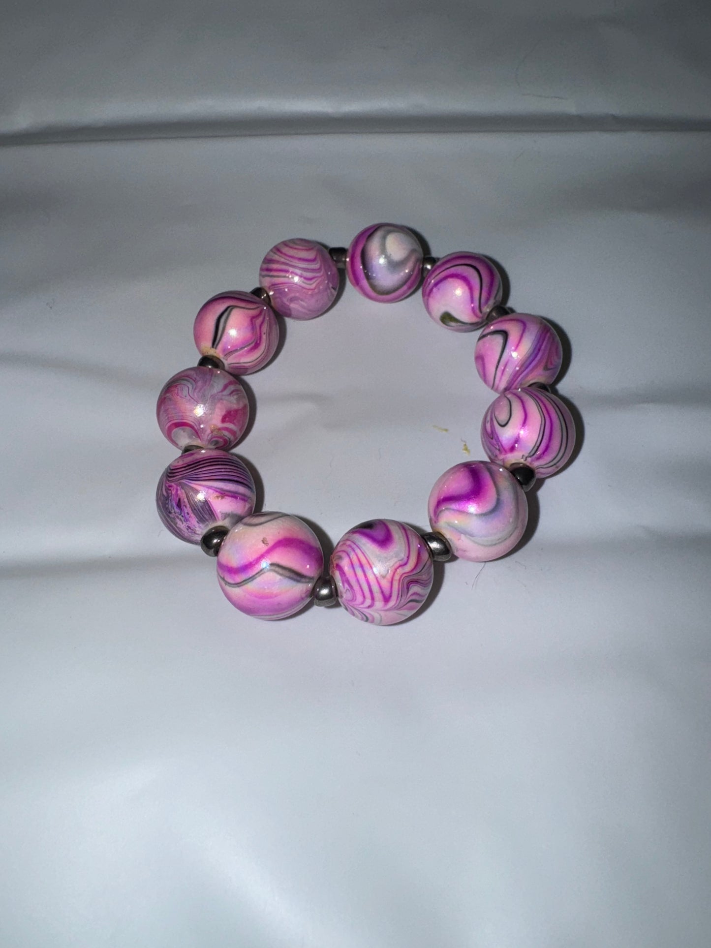 Purple Marble Bracelet