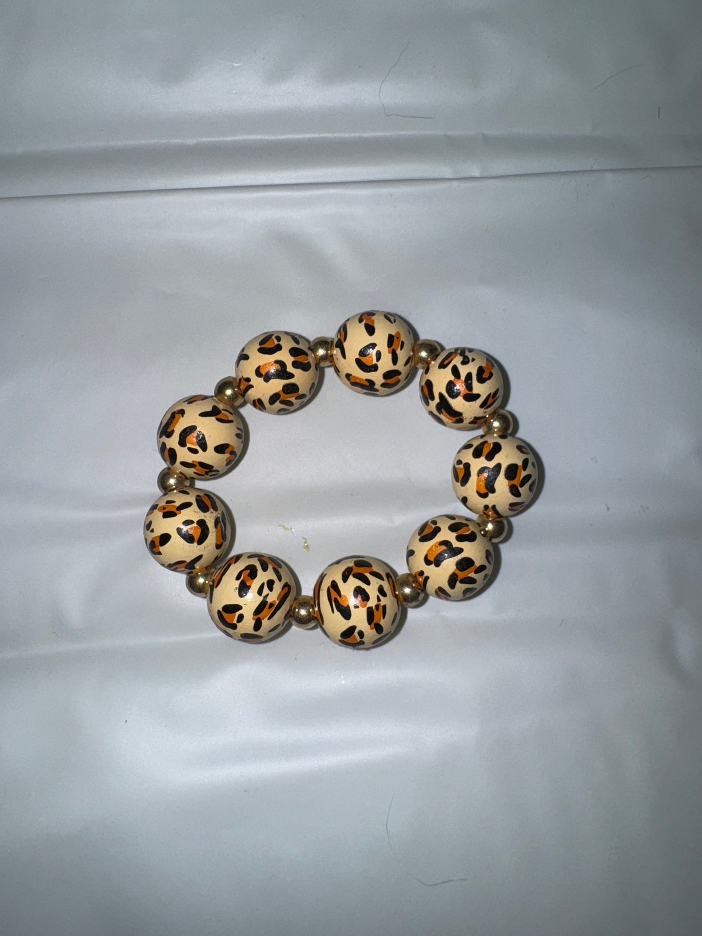 Tan Leopard Bracelet