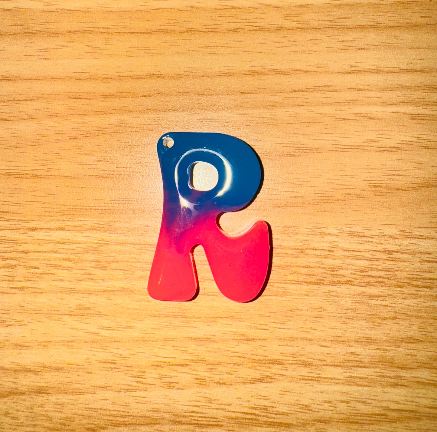 Glow In the Dark Neon Alphabet Keychains