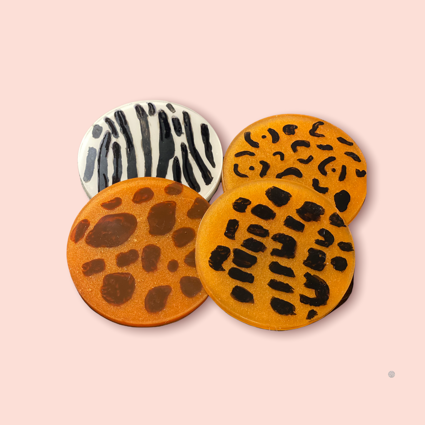 Animal Prints Coaster Set