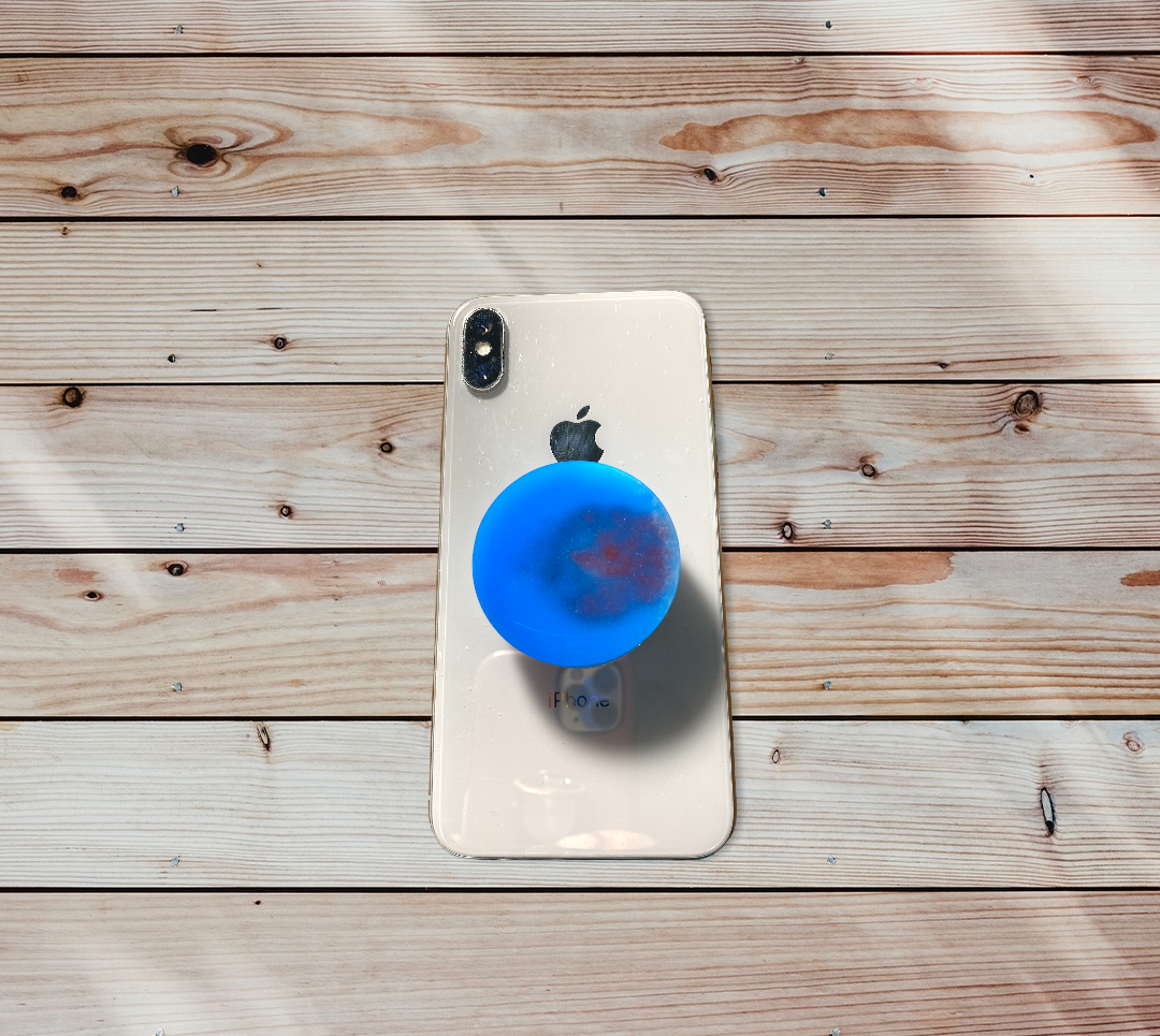 Blue with Red Shadow Phone Prop