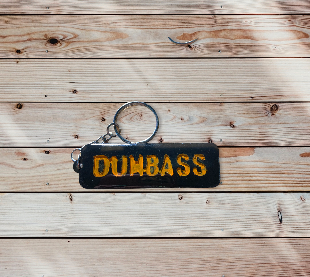 Dumbass Keychain