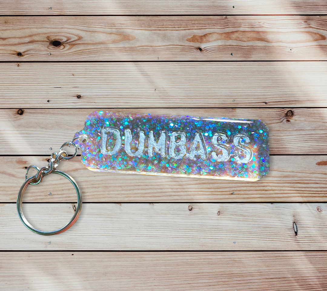 Dumbass Keychain