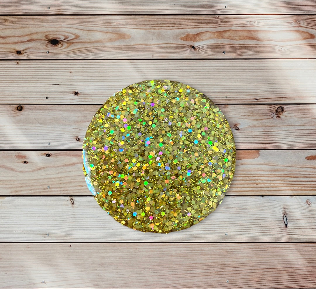 Gold Glitter Phone Prop