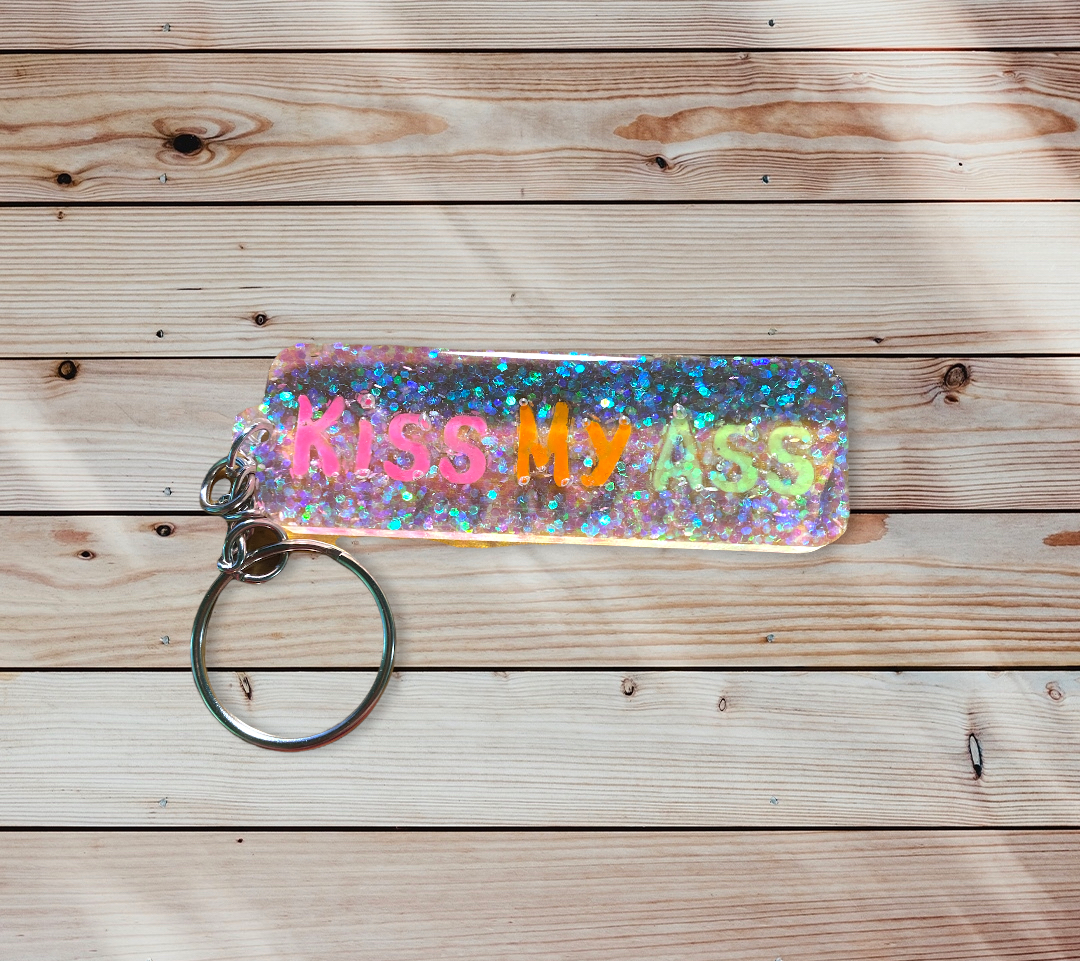 Kiss My Ass Keychain
