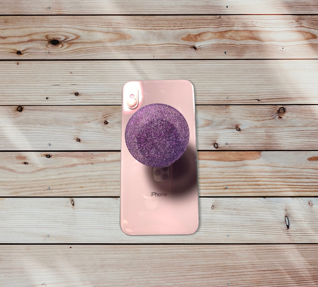 Purple Glitter Phone Prop