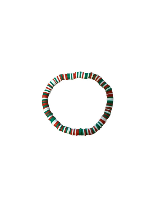 Multi colored clay bead Bracelet