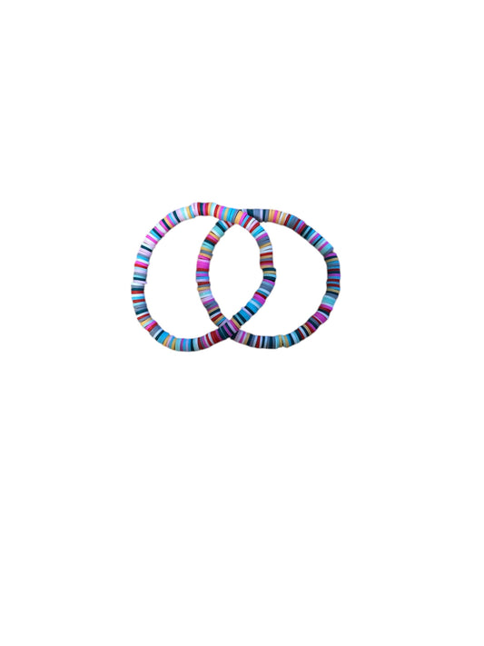 Pastel Clay Bead Bracelet