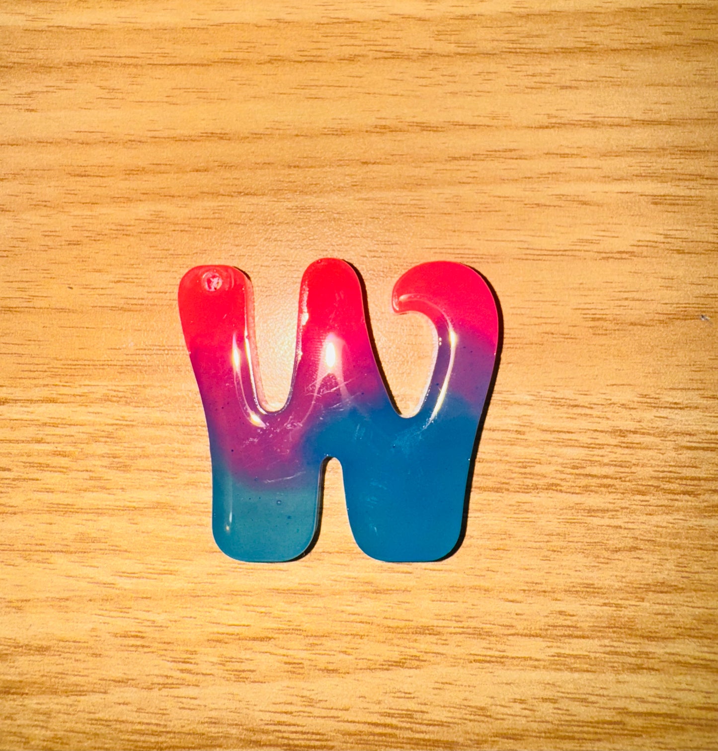 Glow In the Dark Neon Alphabet Keychains