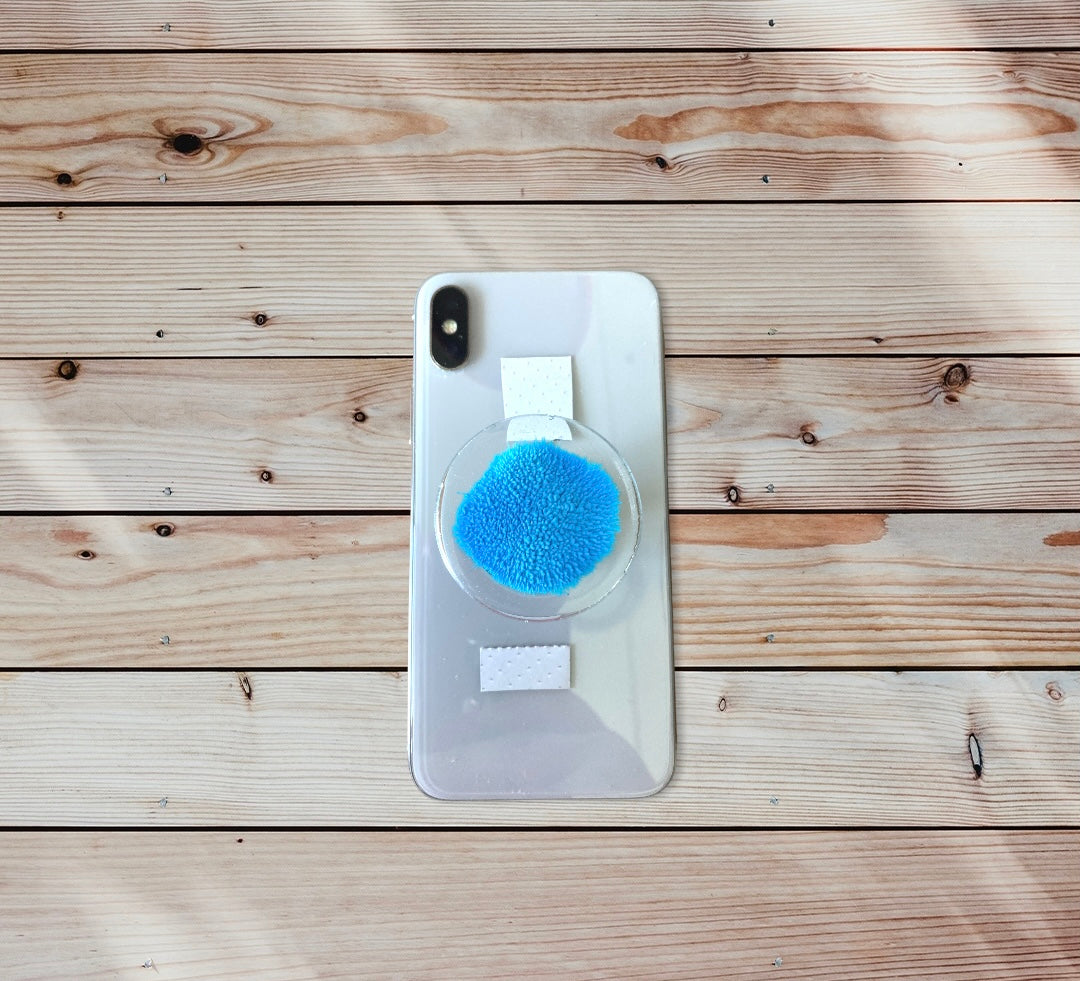 Blue Ink Burst Phone Prop