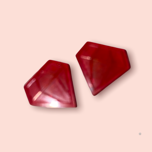 Pink Diamond Earrings