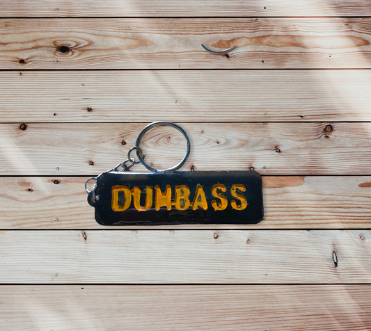 Dumbass Keychain