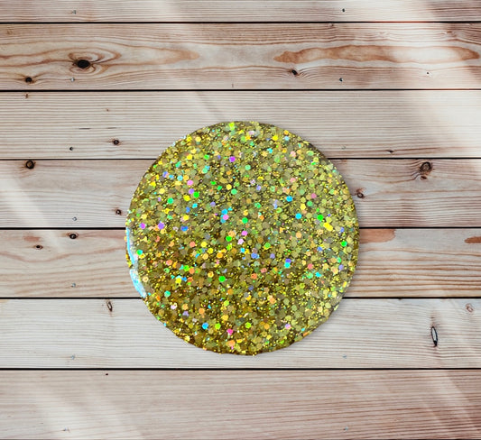 Gold Glitter Phone Prop