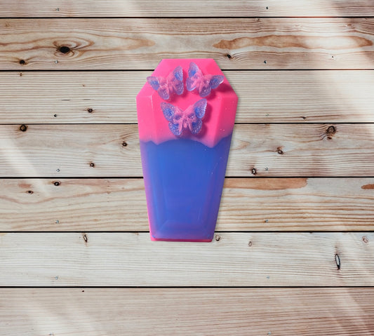 Pink and  Blue Coffin