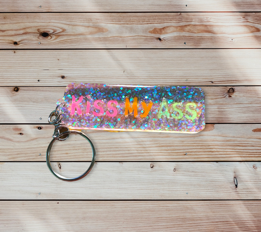 Kiss My Ass Keychain
