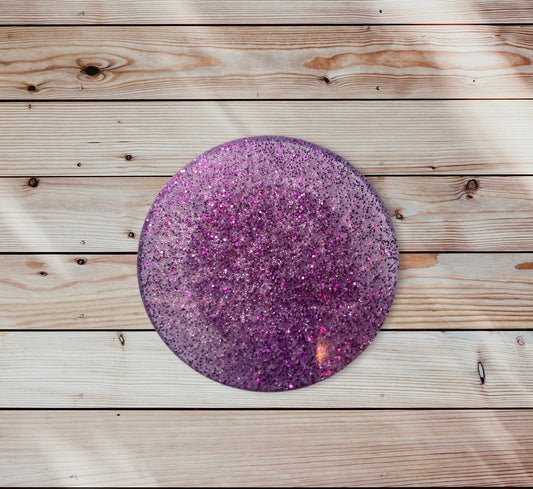 Purple Glitter Phone Prop