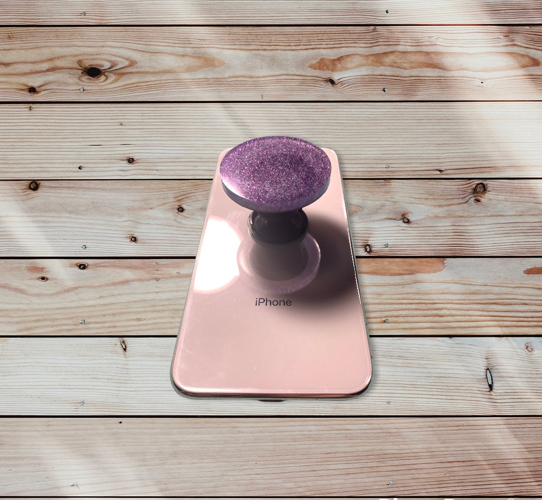 Purple Glitter Phone Prop