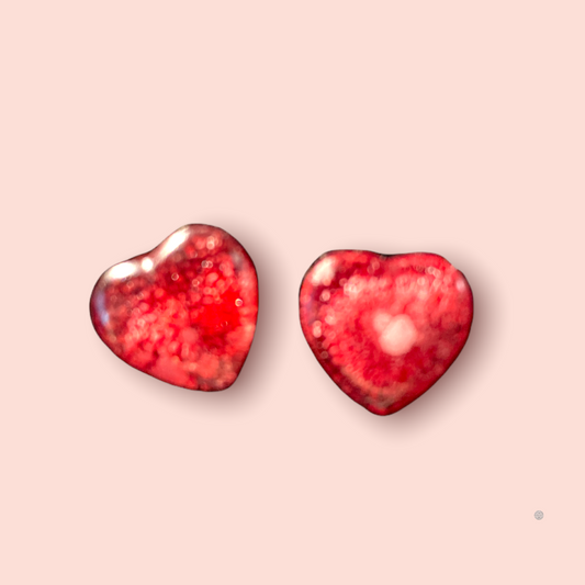 Red Heart Earrings