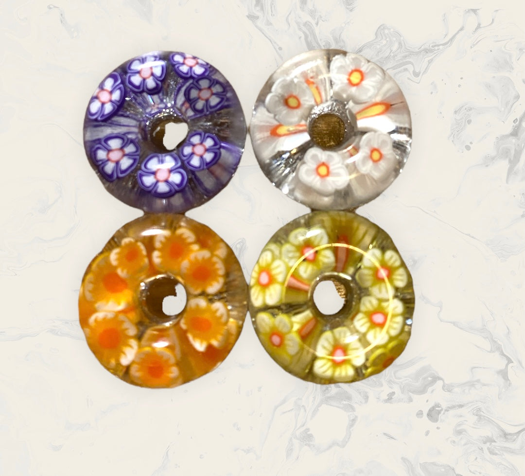 Faux Flower Lifesavers Thumbtacks