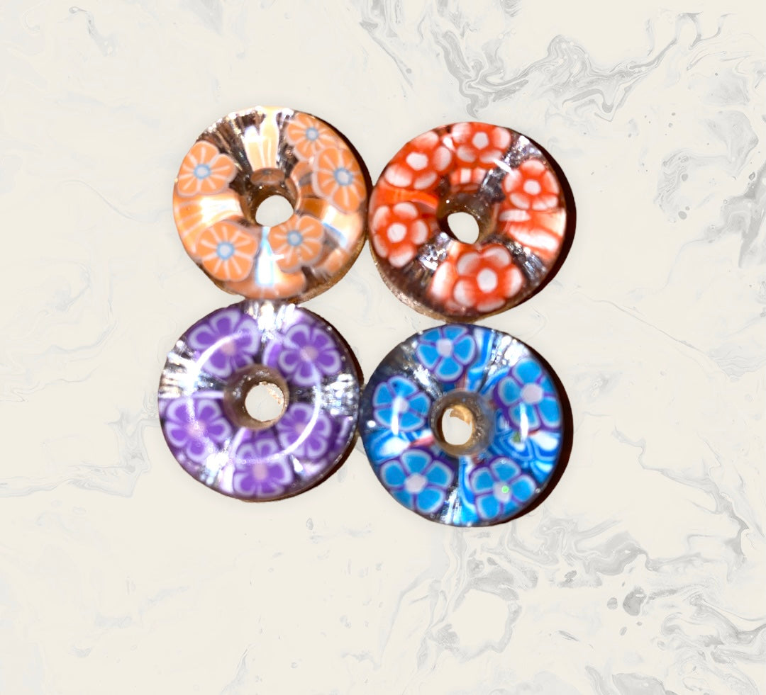 Faux Flower Lifesavers Thumbtacks