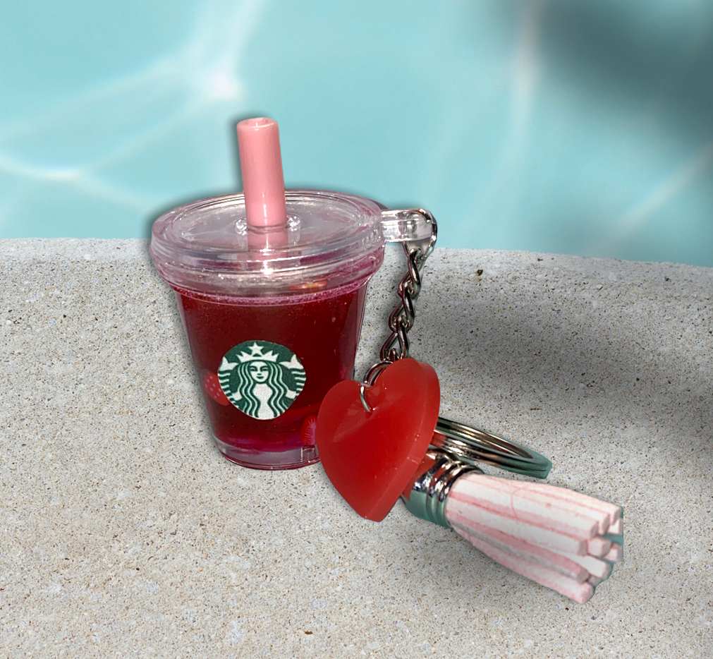 Mini Drink Keychain