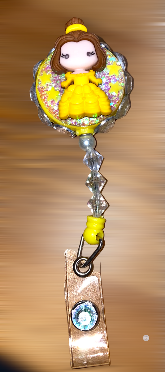 Yellow Princess Badge Reel